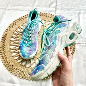 Nike Air Max Plus Blue Running Sneakers BV1239-100 Girls Youth Size 5.5/ W 7